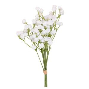 Party-Blumenstrauß, Hochzeit, Seide, Schleierkraut, Dekoration, Blumen, Seide, künstliche Blumen (weiß, Einheitsgröße)