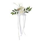 Künstliche Stuhllehne, Blumenarrangement, mehrfarbig, für den Außenbereich, Hochzeit, Stuhl, Dekoration, Hochzeitsdekoration