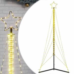 LED Weihnachtsbaum Aussen Kegelform Weihnachtsbaum Metall Groß Warmweiß 483 LEDs Tannenbaum Lichterbaum Weihnachtsdeko Aussen Weihnachtsbaum Tanne 240 cm