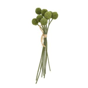 1stk Simulierte Kugelchrysantheme Löwenzahn-dekor Blumensträuße Party-kunstblume Blumenarrangement Strauß Simulations-blumenstrauß-dekor Künstliche Hortensien Green Plastik