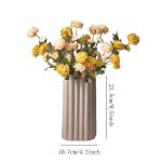 Kunstblumen Gefälschte Blumen mit Vase, Tischdekoration für Esszimmer, Blumenarrangements für Kaffeetischdekoration, Wohnkultur für jeden Anlass