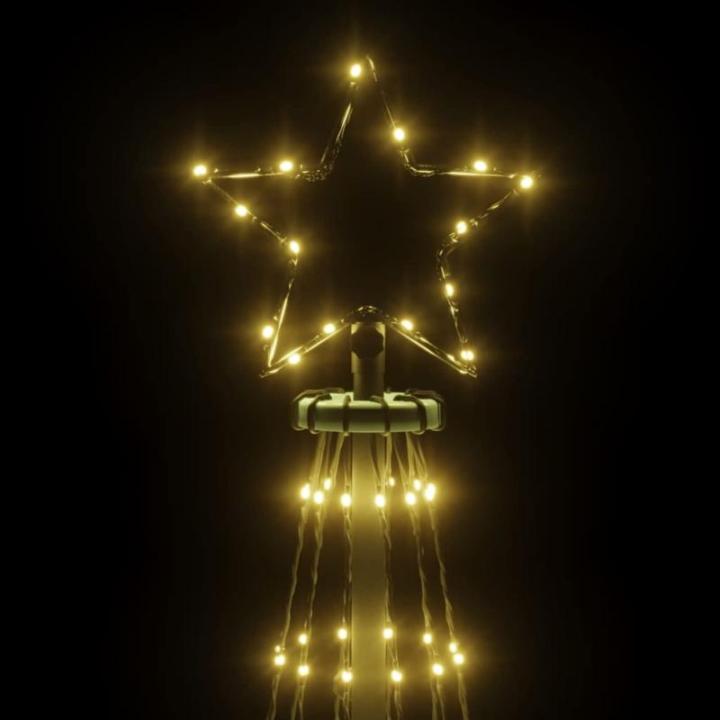 LED Weihnachtsbaum Aussen Kegelform Weihnachtsbaum Metall Warmweiß 732 LEDs Tannenbaum Lichterbaum Weihnachtsdeko Aussen Weihnachtsbaum Tanne Groß 500 cm