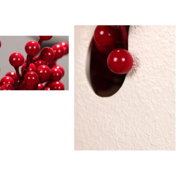 Kunstblumen Künstliche rote Beeren, Basteldekoration, für Zuhause, Büro, Party, Hotel, Urlaubsdekoration, kreative Dekorationen (rot) für jeden Anlass