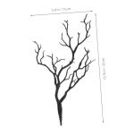 2st Halloween-Dekoration Äste Künstlicher Trockener Pflanzenzweig Vasenfüller Geweihzweige Landschaft Getrocknete Zweige Kleiner Dekorativer Zweigzweig Halloween-Baum Plastik Bl
