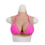 Kunstmatige borsten, siliconen, gevuld, Z cup, realistische huid, siliconen, borstplaten, gevuld met siliconen, voor crossdressers, transgenders, cosplay, drag queen, 1 bruining