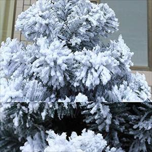 Weihnachtsbaum 4/5/6/7 / 8ft Weihnachtsbaum Schnee beflockt künstliche Kiefer mit reißverschluss Weihnachtsbaum Simulation Schnee zeder skulptur Dekoration mit metallständer