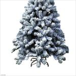 Weihnachtsbaum 4/5/6/7 / 8ft Weihnachtsbaum Schnee beflockt künstliche Kiefer mit reißverschluss Weihnachtsbaum Simulation Schnee zeder skulptur Dekoration mit metallständer