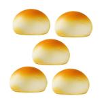 Fake Kuchen künstliche Kuchen 5 Stücke Simulierte Brot Künstliche Modell Simulation Brot Gefälschte Lebensmittel Dekorationen Für Shop-Display Realistisches Essen