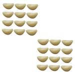 24 STK Simulierter Knoblauch Modell Mit Künstlichen Knoblauchflocken Falsches Gemüsedekor Gefälschter Knoblauch Gefälschte Gemüsestütze Elefantenknoblauch Knoblauchflocken Pr