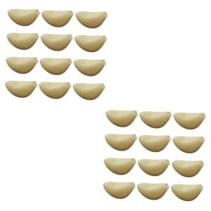 24 STK Simulierter Knoblauch Modell Mit Künstlichen Knoblauchflocken Falsches Gemüsedekor Gefälschter Knoblauch Gefälschte Gemüsestütze Elefantenknoblauch Knoblauchflocken Pr