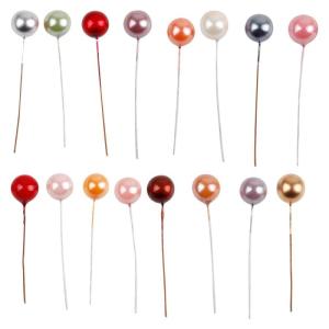20 Stück Künstliche Beeren 12mm,Dekorative Beerenstiele,Beeren Früchte,für DIY Handwerk Dekoration,Weihnachtsbaum Weihnachtskranz Tischdeko,Hochzeit,Home Decoration,Rosenrot