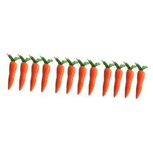 3 Sätze 3 Sets Künstliche Karotten Mini Dekor Lebensechte Gemüse Dekoration Künstliche Gemüse Requisiten Künstliches Gemüse Für Party Karotten Dekorationen 4 Stück * 3