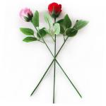 280 STK Rosenstiel Simulierte Blumenstiele Material Für Künstliche Blumen Künstlicher Eukalyptus Künstliche Rosenblätter in Großen Mengen Blütenstiel Mit Blättern Hojas Kun