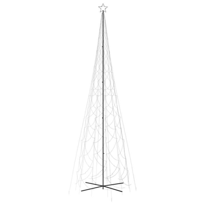 Mobili Weihnachtsbaum mit Kegel, kaltweiß, 3000 LEDs, 230 x 800 cm, Weihnachtsdekoration, Weihnachtsbaum, künstlicher Weihnachtsbaum, dünner Ständer