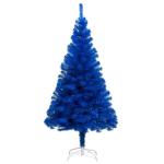 Wiederverwendbar Künstlicher Weihnachtsbaum Beleuchtung und Kugeln 180 cm H Christmas Tree Tannenbaum Weihnachtsdeko Christbaum Kunstbaum Halloween Weihnachtsbaum PVC Blau