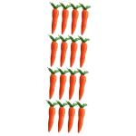 4 Sätze 4 Sets Künstliche Karotten Dekorative Karotten Karottendekorationen Ostern Simulation Mini Karotten Ostern Karotten Lebensmittel Spielzeug Gemüse 4 Stück * 4