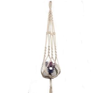 Handgemaakte Macramé Bedrijfshanger Bloem / Pot Hanger Pot Vak voor Wanddecoratie Count/Tuin Pothouder voor Planten (Kleur: DTC1013)