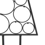 Metall Weihnachtsbaum für Dekorationen, Christbaum mit Ständer, Platzsparend DIY Dekoration, Weihnachtsschmuck Weihnachtsdeko, Schwarz 125cm