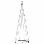 LED Weihnachtsbaum Aussen Kegelform Weihnachtsbaum Metall Warmweiß 732 LEDs Tannenbaum Lichterbaum Weihnachtsdeko Aussen Weihnachtsbaum Tanne Groß 500 cm