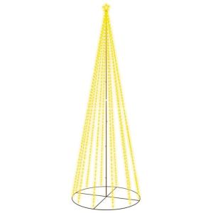 LED Weihnachtsbaum Aussen Kegelform Weihnachtsbaum Metall Warmweiß 732 LEDs Tannenbaum Lichterbaum Weihnachtsdeko Aussen Weihnachtsbaum Tanne Groß 500 cm