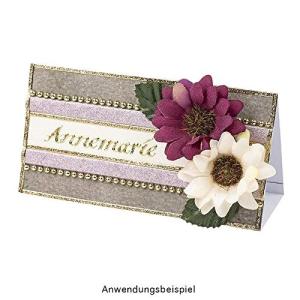 Decoratieve bloemen, , verschillende soorten, ca. diameter 4 - 5 cm (margrieten - kleurrijk - 30 stuks)