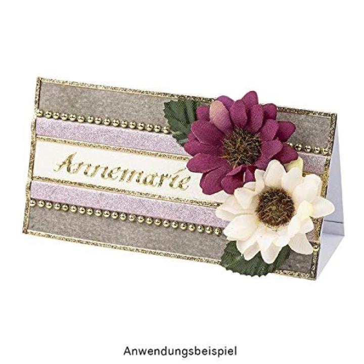Decoratieve bloemen, , verschillende soorten, ca. diameter 4 - 5 cm (margrieten - kleurrijk - 30 stuks)