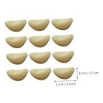 36 STK Simulierter Knoblauch Gefälschter Weißer Knoblauch Lebensechter Knoblauch Simulierte Knoblauchzehen Modell Knoblauchzehen Gefälschter Knoblauch Elefantenknoblauch PVC