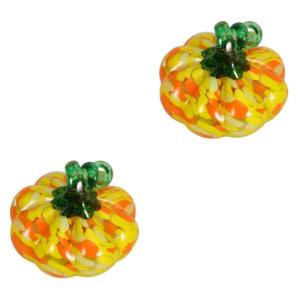 2St Kürbishandwerk Kürbis-Tischdekoration Kürbis im Herbst herbsternte kürbisdekor Halloween Dekoration Herbst Dekoration bastelset Tischdekoration für Zuhause Glasverzierung