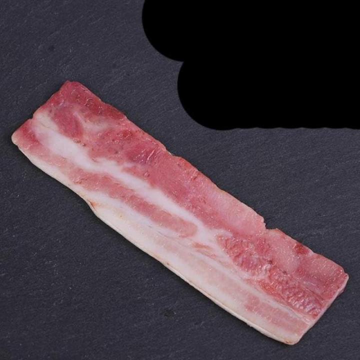 Home Crafts Simulation Lebensmittel Rohsteak Fleisch Schweinebraten Speck Modell Fotografie Requisiten Fensterdekoration-M,21