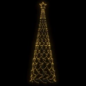 LED kerstboom kerstboom lichtboom kerstdecoratie verlichting buiten verlicht lichtketting outdoor kegelvorm warm wit 500 leds 100x300 cm