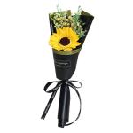 Sternenklare getrocknete Blume Rose Sonnenblume Seife künstliche Mini Bouquet Hochzeitsgeschenk