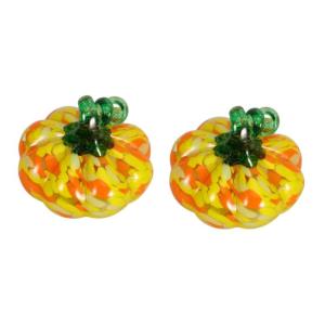 2St Kürbishandwerk Halloween Dekoration Herbst Dekoration Kürbis Mitbringsel Kürbis-Tischdekoration Kürbis-Requisite bastelset Tischdekoration für Zuhause Szenenlayout Glas
