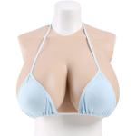 Borstprothesen Silicone Gevuld D Cup Realistische Huid Siliconen Borsten Fake Tits Zachte Siliconen voor Mannelijke tot Vrouwelijke Drag Queen Cosplay 1 Tan