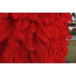 Künstliche Blumen-Wandpaneele, Rote Blumen-Wandmatte, Seide, Straußenfedern, Blumenpaneele, Bildschirm, Blumenpaneel, Wandhintergrund, Dekoration Für Hochzeit, Party, Event, Bra