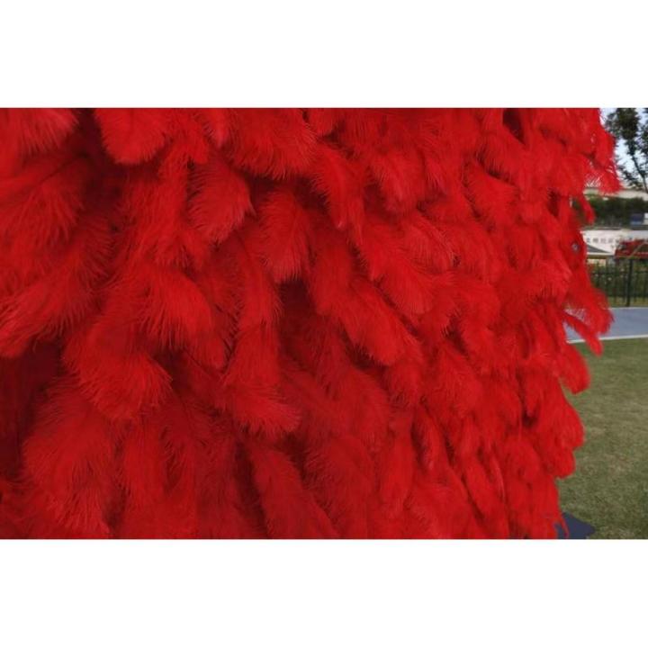 Künstliche Blumen-Wandpaneele, Rote Blumen-Wandmatte, Seide, Straußenfedern, Blumenpaneele, Bildschirm, Blumenpaneel, Wandhintergrund, Dekoration Für Hochzeit, Party, Event, Bra