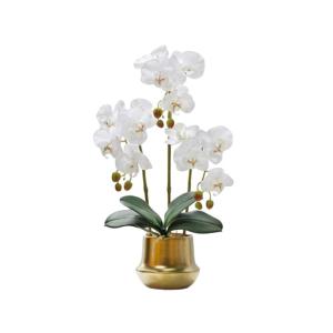Kunstblumen Künstliche Blumen, künstliche Orchideen, Bonsai-Arrangement, künstliche Seidenorchideen für Hochzeit, Zuhause, Büro, Party, Hotel für jeden Anlass