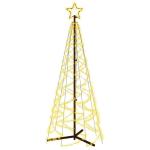 Mobili Weihnachtsbaum mit Kegel, warmweiß, 200 LEDs, 70 x 180 cm, Weihnachtsdekoration, Weihnachtsbaum, künstlicher Weihnachtsbaum, dünner Ständer