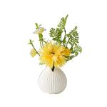Kunstblumen Künstliche Blumen im Topf – kleine künstliche Pflanzen im Topf, Mini-Kunstpflanzen in Töpfen, Arrangement-Dekorationen für Zuhause für jeden Anlass