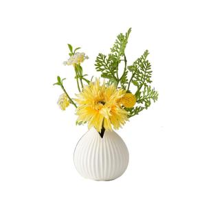 Kunstblumen Künstliche Blumen im Topf – kleine künstliche Pflanzen im Topf, Mini-Kunstpflanzen in Töpfen, Arrangement-Dekorationen für Zuhause für jeden Anlass