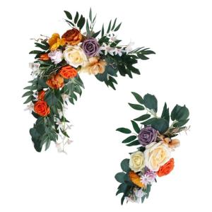Künstliche Rose Leaf Garland Reben Rattan Floral Greenery Hochzeit Party Hintergrund Arch Wand Dekoration