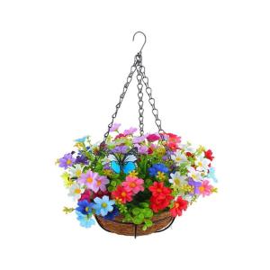 zum Aufhängen in Einem Korb für Terrasse, Rasen, Garten, Dekoration, für die Dekoration im Innen- und Außenbereich – Mehrfarbig