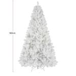 Weihnachtsbaum Weihnachtsdekoration Mit Tannenbaum, Geeignet for Zuhause, Büro Drinnen Und Draußen Christbaum(180cm)