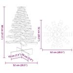 Weihnachtsbaum, Tannenbaum Holz zum Schmücken, Christbaum Holzbaum DIY Weihnachten Dekoration, Dekobaum Weihnachtsdeko, 80cm Massivholz Kiefer