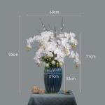 Kunstblumen Künstliche Blumen, Ochiden, Pflanzen, künstliche Orchidee im Topf, Pflanzen, Bonsai, schöne Dekoration für Hochzeit, Büro, Zuhause für jeden Anlass