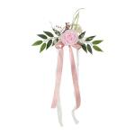 Künstliche Stuhllehne, Blumenarrangement, mehrfarbig, für den Außenbereich, Hochzeit, Stuhl, Dekoration, Hochzeitsdekoration