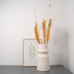 Gry & SIF Kunstgraantakken van vilt, flexibele steel, decoratieve tak, kunsttak, rogge, tarwegras, tarwebloem in scandi-stijl, herfstdecoratie, handgemaakt, Fairtrade I 43 cm, 3 x 