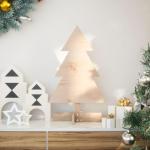 Weihnachtsbaum Weihnachtsdekoration Weihnachtsdekoration Baum Weihnachtsdeko Weihnachtsdekoration Holz zum Schmücken 60 cm Massivholz KieferNatur