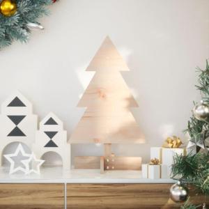 Weihnachtsbaum Weihnachtsdekoration Weihnachtsdekoration Baum Weihnachtsdeko Weihnachtsdekoration Holz zum Schmücken 60 cm Massivholz KieferNatur
