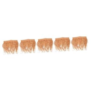 5 Stück Strohdekoration Rasendekoration DIY Strohdach Simulation Stroh Ornament Lebensecht Stroh Für Vogelscheuche Kostüm Simulation Strohdach Für Garten Synthetisches