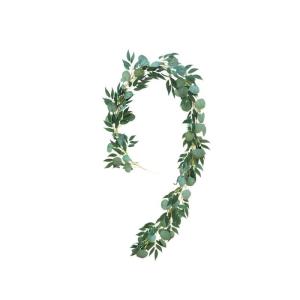 Kunstklimop slinger, hangende wijnstok, 2 m bladeren van de bladeren, klimop, kunstbloemen, decoratie, voor bruiloft, feest, tuin, festival, decoratie, wanddecoratie